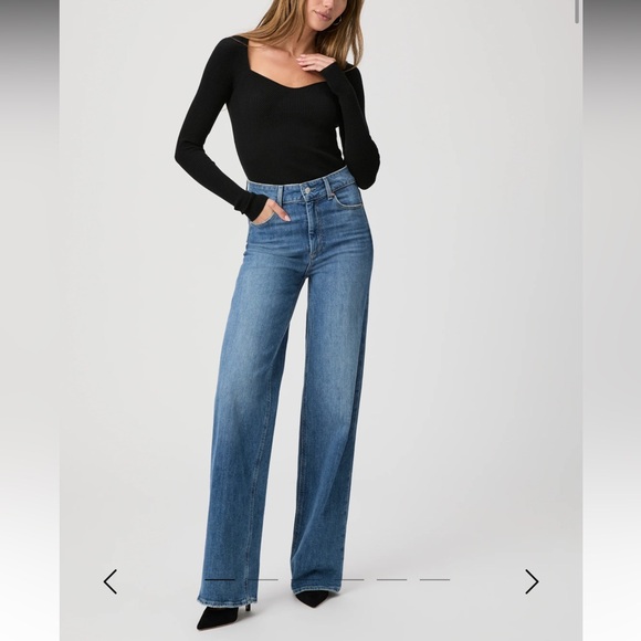 PAIGE Denim - PAIGE Sasha Wide Leg Jean